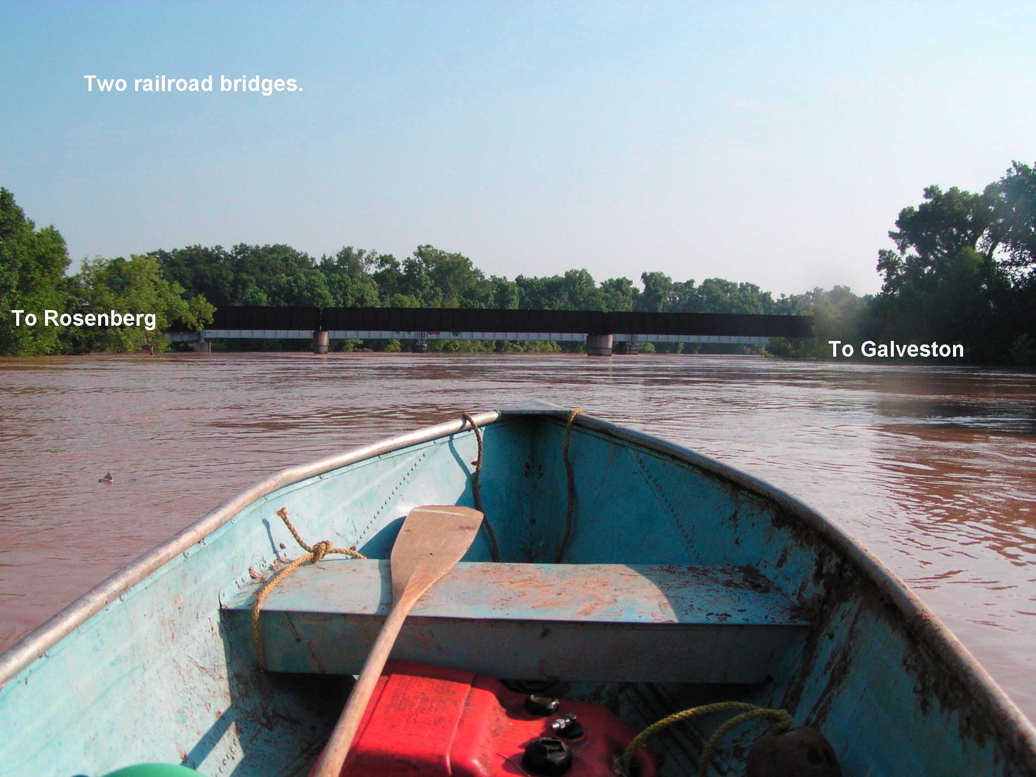 This about 3 miles upstream from pumping station at Miller Rd. [I should have washed the boat].