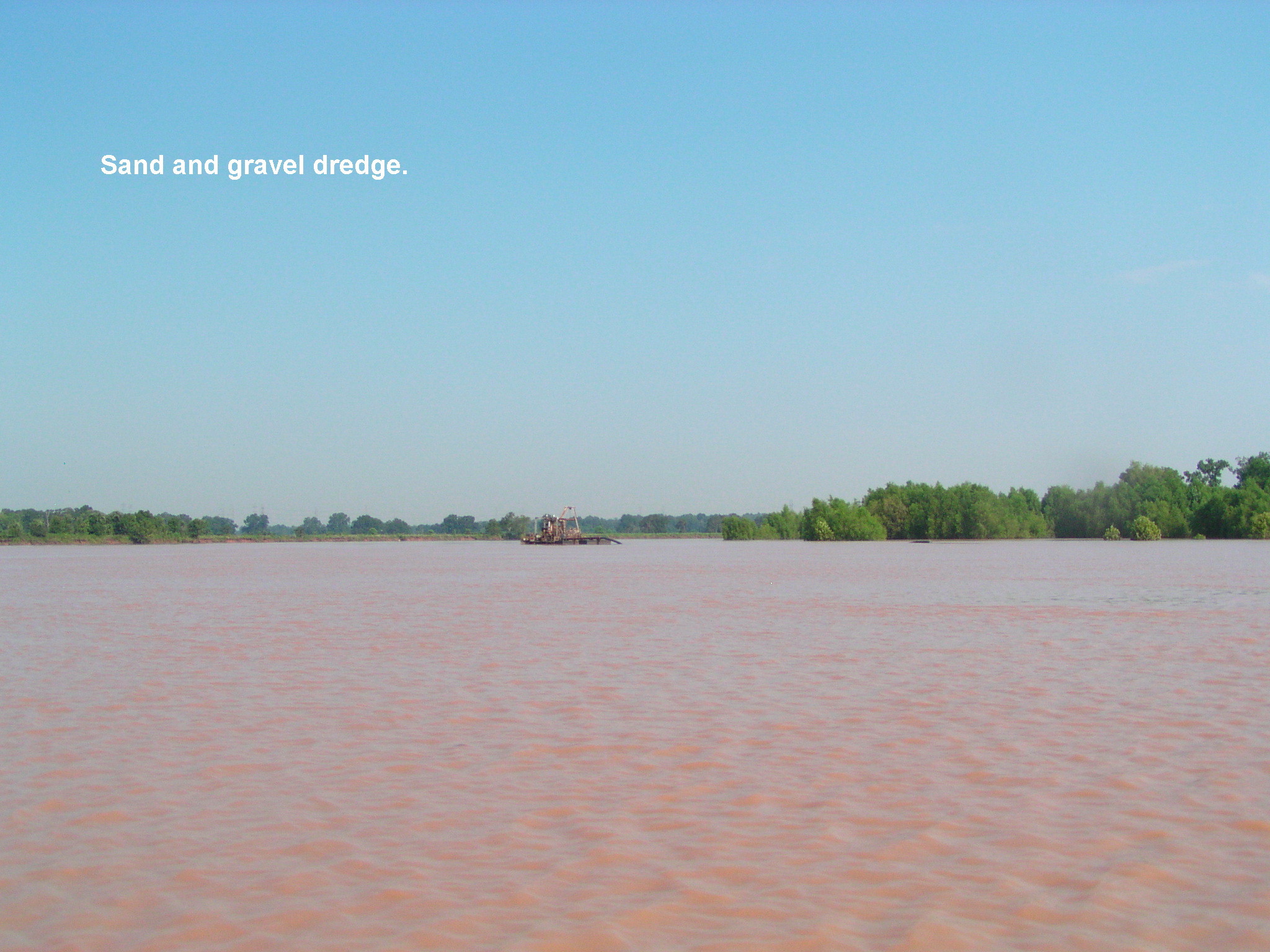 This dredge operates near Hagerson Rd, in Misouri City Texas